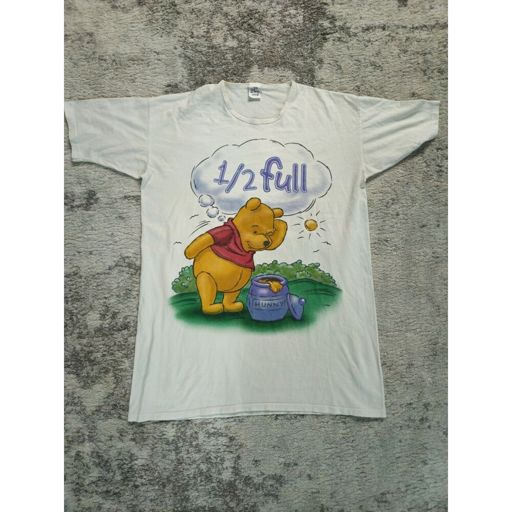 RARE Disney Vintage 90s USA Made Winnie the Pooh Eeyore Double-Sided Print Shirt